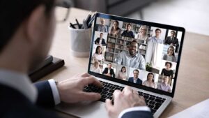 Managing remote teams from office